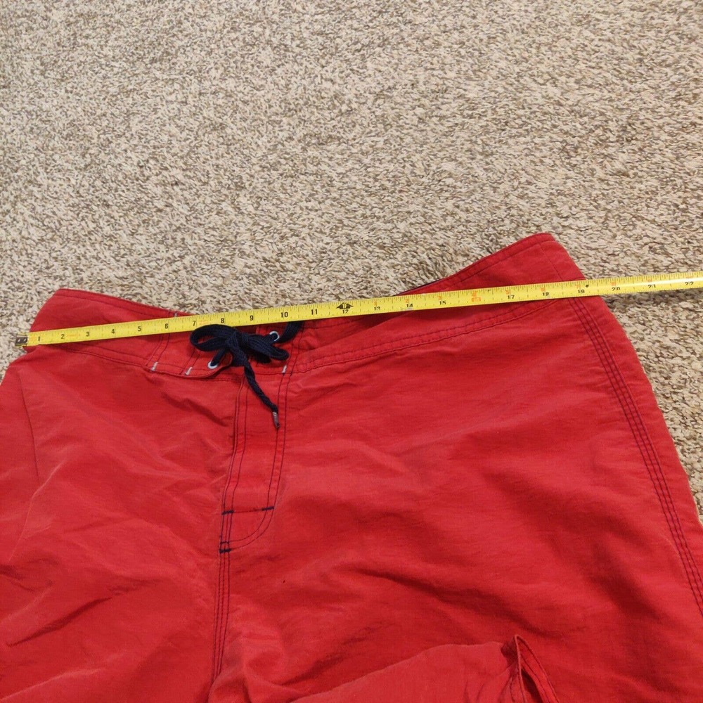 Quiksilver Men's Swim Shorts Size 38 Red Swim Trunks Swimsuit. - Picture 7 of 8